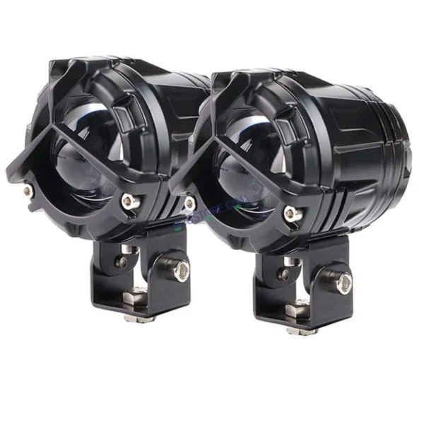 HJG Mercedes Y Lens Fog Light Ultra Wide White/Yellow (2*45W = 90W Total) for Bikes