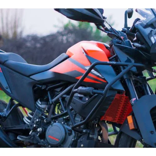 Zana Crash Guard With Slider Texture Matt Black for KTM 250/390 / 390 X ADV