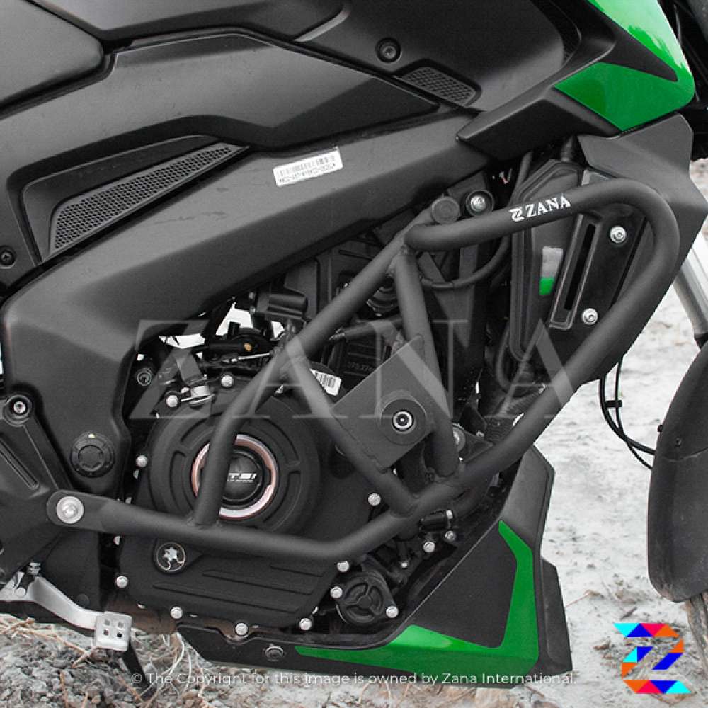 Zana Crash Guard Texture Matt Black Dominar 400/250 (2017-22) - Image 4