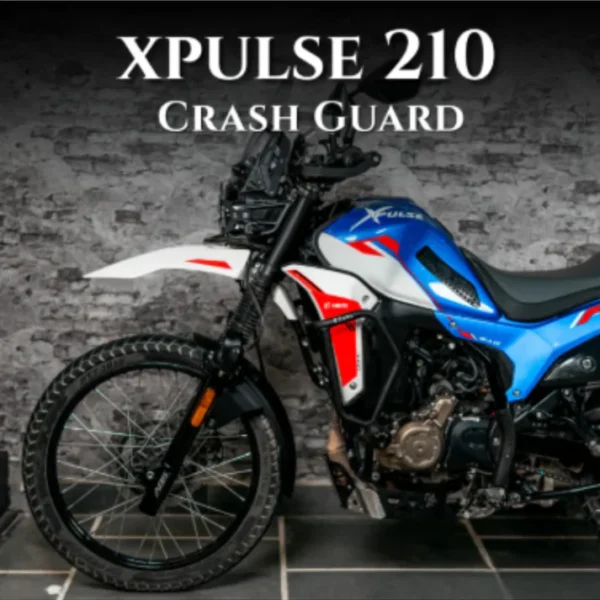 Zana Crash Guard with Slider for Hero X-Pulse 210 - Matt Black
