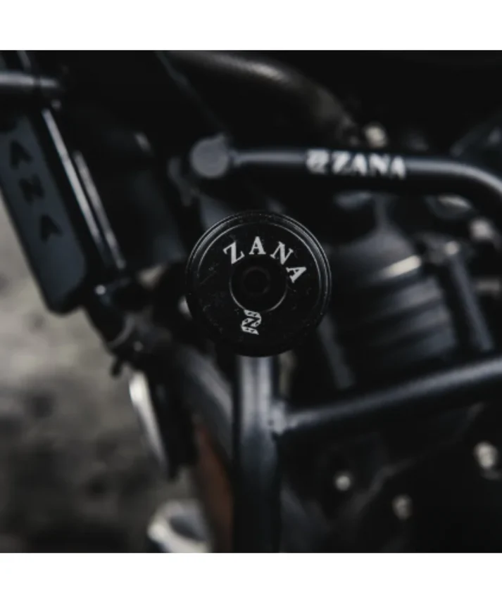 ZANA Crash Guard for Royal Enfield Himalayan 450 (with Slider , Black Texture, Mild Steel) - Type-1 V-2 - Image 3