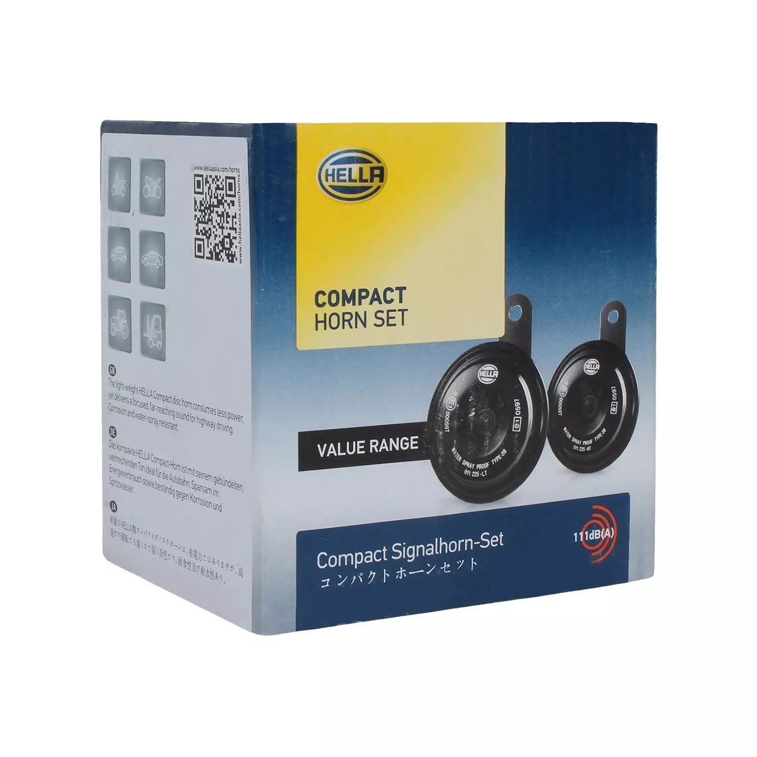 Hella S77 Disc Horn Compact Set - Image 2