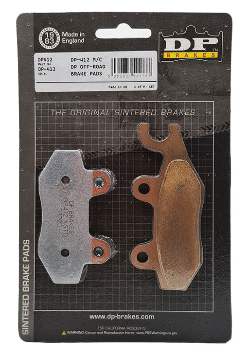 DP Brakes Standard – DP412 Sintered Brake Pads