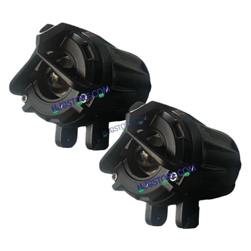 HJG Mercedes Mini Y Lens Fog Light Ultra Wide White/Yellow (2*20W = 40W Total) with Wiring Harness Kit - Image 5