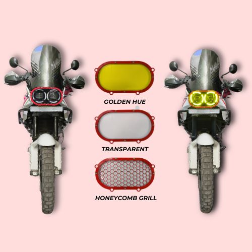 Fatboy Customs Interchangeable Headlight Protection System for Ducati Desert-X