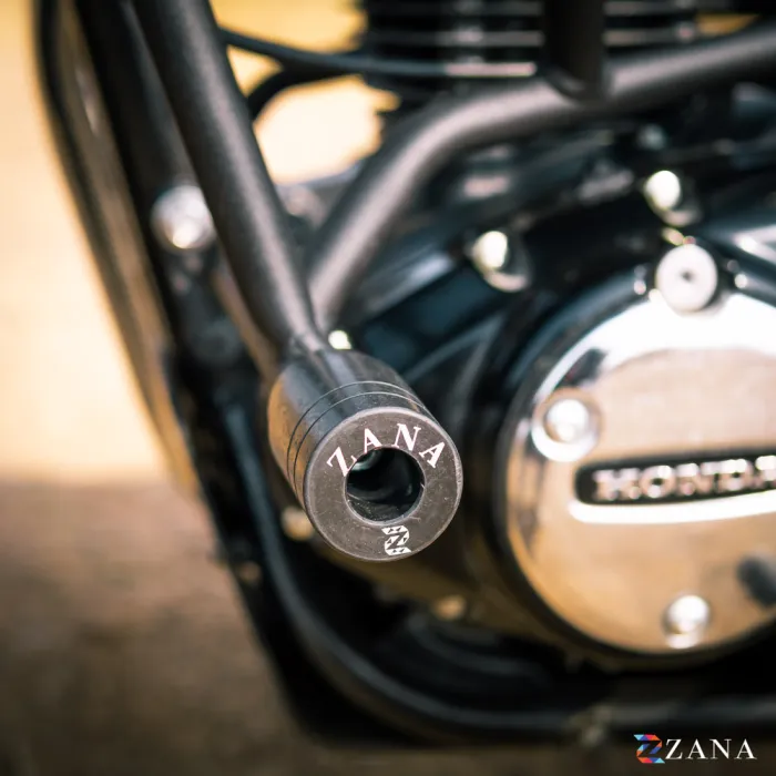 Zana Crash Guard With Slider Texture Matt Black CB350/CB350 RS - Image 2