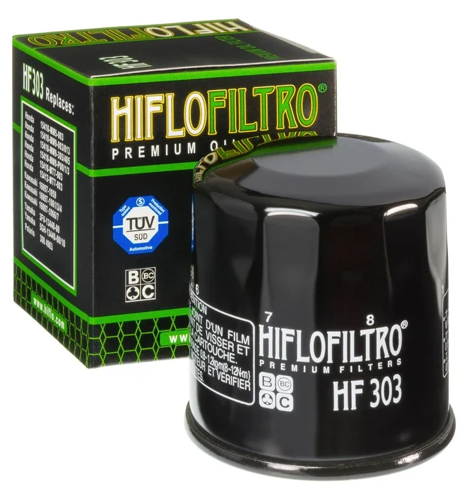 Hiflofiltro HF303 Premium Motorcycle Spin-On Oil Filter