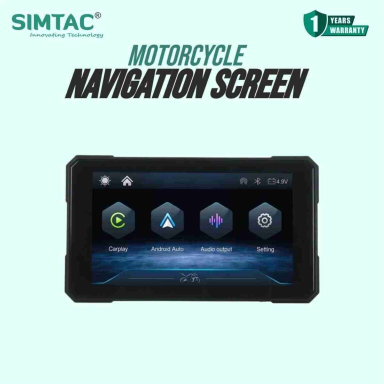 Simtac M3T 5-Inch Quick-Detachable Motorcycle Smart Navigation System (with TPMS)