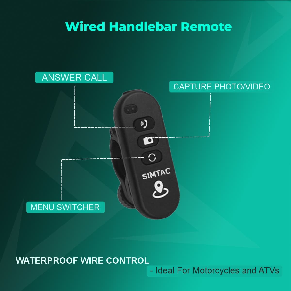 Simtac M3T 5-Inch Quick-Detachable Motorcycle Smart Navigation System (with TPMS) - Image 6
